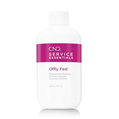 CND Offly Fast - Dissolvant pour ongles réguliers, Shellac, gel semi-permanent et acrylique - 222ml