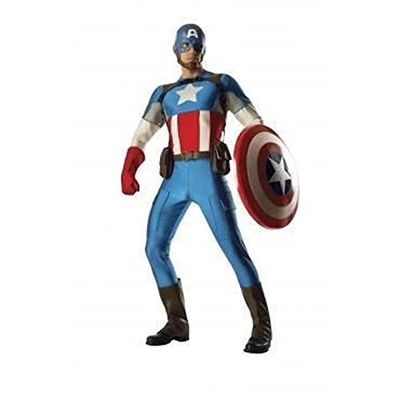 Rubies Costume ufficiale Marvel Capitan America Grand Heritage Deluxe, da uomo, taglia standard per Halloween