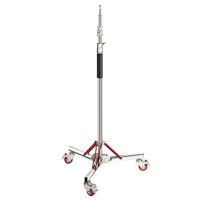 NEEWER Soporte de Luz de Servicio Pesado con Ruedas Soporte de Trípode Ajustable con 100% Acero Inoxidable Soporte de Base con Ruedas Compatible con Fotografía Softbox de Estudio Altura Máx: 305 cm