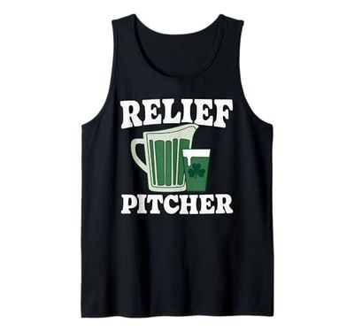 Brocca di birra e baseball divertente irlandese St Patrick Day Canotta