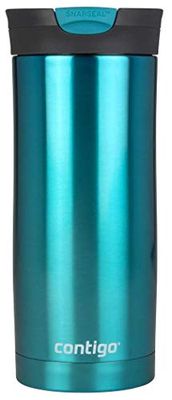 Contigo Vaso Termico Huron Snapseal, Termo Café, Taza de Viaje en acero inoxidable, Vaso Termo antigoteo, Copa con Tapa fácil de limpiar sin BPA, 470 ml