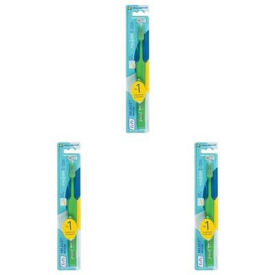 TEPE Select - Spazzolino da denti con setole medie, per l'igiene orale di giovani e adulti, 1 pz x confezione (Confezione da 3)