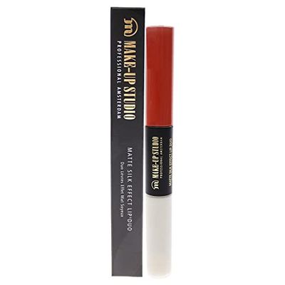 Make-Up Studio Matte Silk Effect Lip Duo - Charming Coral For Women 2 x 0.1 oz Lipstick