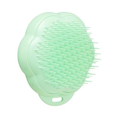 Tangle Teezer cepillo para gatos verde Pet Teezer Detangling Brush - Cepillo gato pelo corto desenredante - Cepillo gatos masajeador en forma de flor