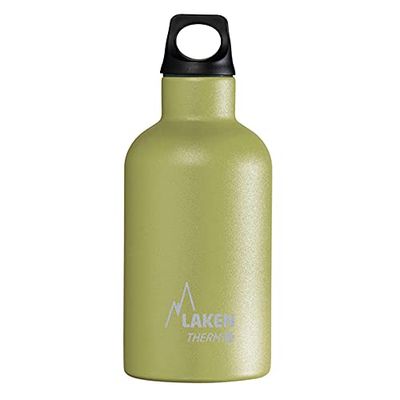 Botella térmica acero inox. 18/8-0,35L - Kaki