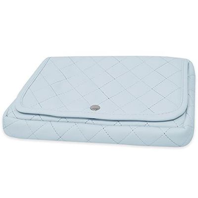Duffi Baby Etui voor babyreinigingsdoekjes, houder voor vochtige doekjes, kleine handdoeken, houder voor vochtige doekjes, voor jongens, meisjes, met magneetsluiting, kunstleer, blauw 5630-12
