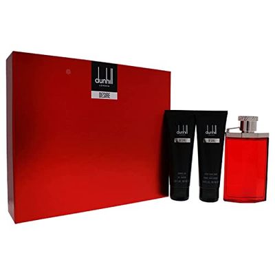 Dunhill London Desire Red EDT 100ml Gift Set for MEN with 90ml After Shave Balm & 90ml Shower Gel