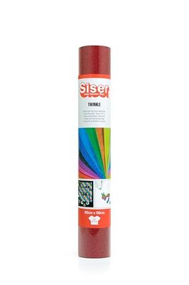 Siser® Vinile termotrasferibile termoadesivo, Red, 50 x 30 cm