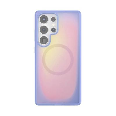 PopSockets Custodia per Samsung Galaxy S25 Ultra compatibile con MagSafe, custodia per telefono per Galaxy S25 Ultra, compatibile con ricarica wireless - Aura