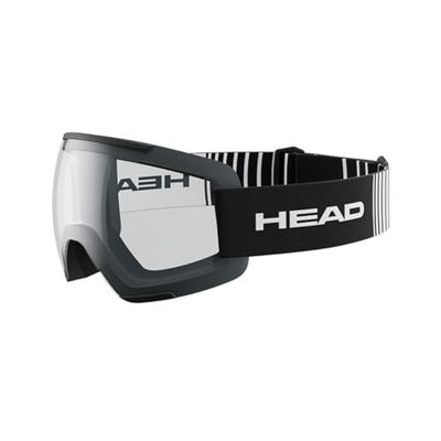 HEAD Lunettes de ski et snowboard F-LYT unisexes - Transparent/noir - Taille L