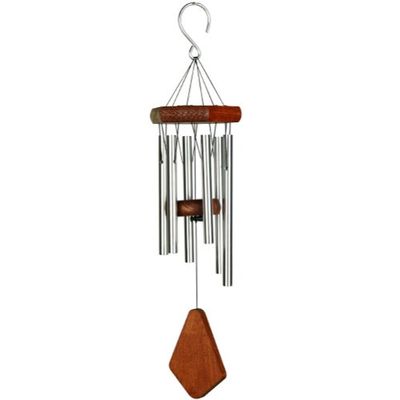 Nature's Melody PG18SV 18-Inch Premiere Grande Wind Chime - Zilver