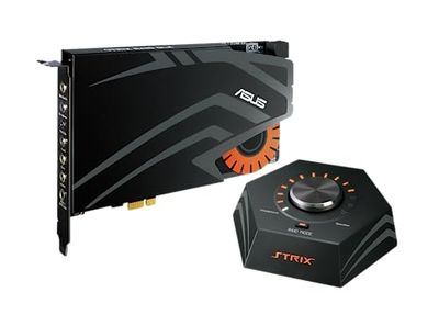Asus PCI-Ex Gaming Strix RAID DLX. Scheda Audio a 7.1 Canali, Nero/Antracite