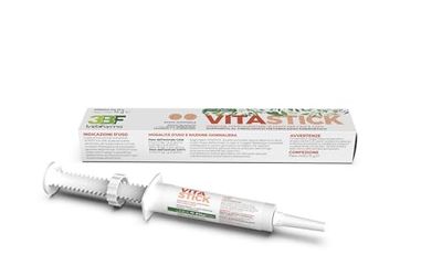Vitastick - 3BF - Alimentation complémentaire en pâte seringue multidose Graduée pour Chiens/Chats - Soutien Convalescence et Débilitation - 15 g - Trebifarma