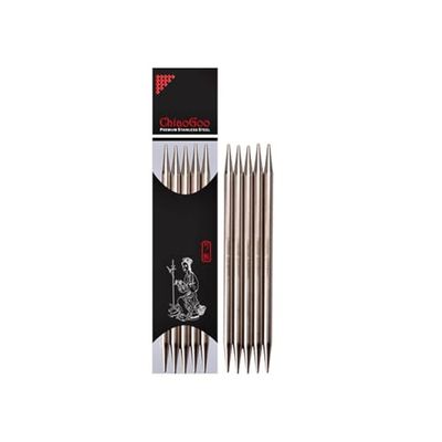 ChiaoGoo - Premium (15 cm, 5,00 mm) Aiguille à Double Pointe - 1 unité