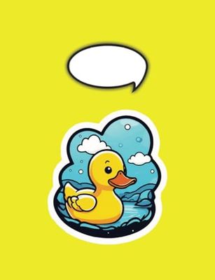 Notebook with Duck: Journal Notebook with Yellow Duck for Kids & Students