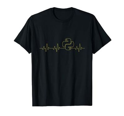 Python Heartbeat (informatica) Maglietta