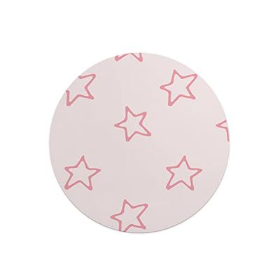 Questo Casa, Ronde digitaal bedrukte muismat, antislip onderkant, voor kantoor en thuis, diameter: 22 cm