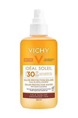 Vichy Capital Soleil Tan Illuminating Solar Protective Water SPF30 For All Skin Types, 200ml