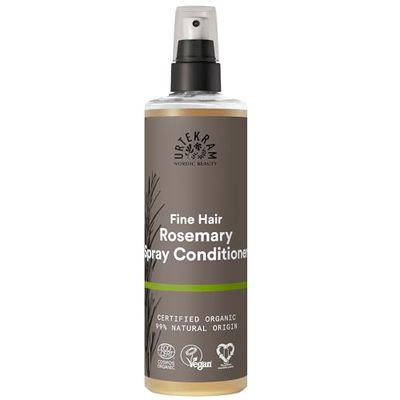 Urtekram Rosemary Leave-In Spray Conditioner - Fine Hair - Nourishing & Moisturizing - 250 ml, Vegan, Organic, Cruelty-Free, Natural Origin