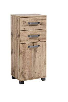 Schildmeyer Mobile base Milan 134885, arredamento rustico in rovere, 40,3 x 32 x 94,8 cm