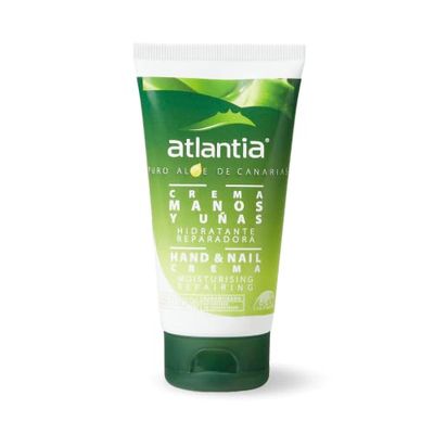 Atlantia Creme para mãos e unhas, creme para mãos rachadas e secas, creme para mãos natural, creme hidratante e reparador, creme de mãos com aloé vera, 75 ml