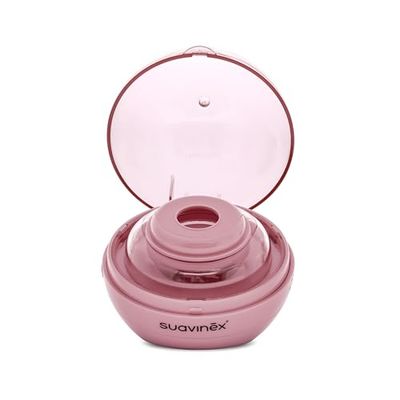 Suavinex, Bärbar nappsterilisator med UV-UV-ljus, eliminerar 99% av bakterierna på 3 minuter, batteridriven eller USB, säker, inga kemikalier, perfekt resor, Duccio rosa