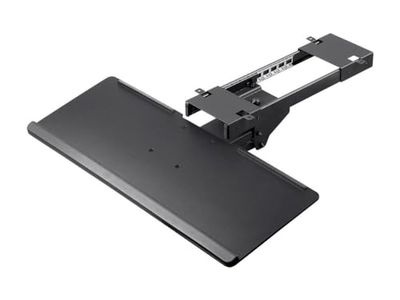 Monoprice Plateau à Clavier Ergonomique réglable Noir avec Plateforme Pleine Grandeur - Collection Workstream