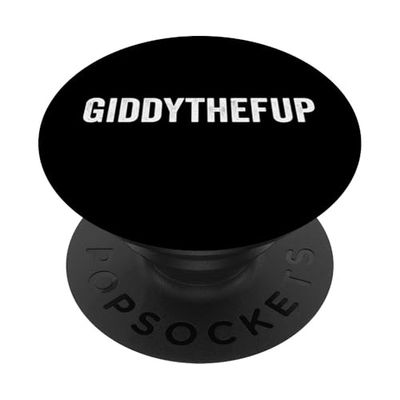 Giddythefup Carreras de caballos Derby Día Giddy Up Funny Derby PopSockets PopGrip Adhesivo
