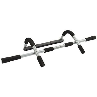 Ultrasport B003fsta28 Barra de Flexiones sobre Puerta, Adultos Unisex, Gris y Negro, Talla Unica
