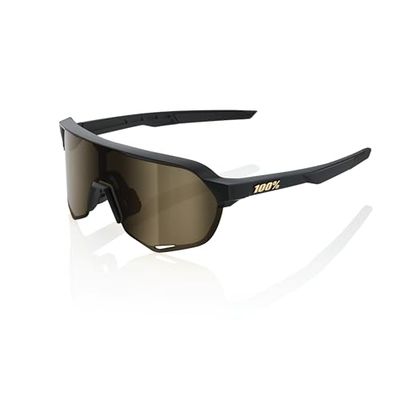 100% GAFAS S2 - Matte Black - Soft Gold Mirror Lens