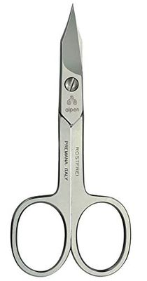 ALPEN Nail Scissors Pol. 4 x AISI420 Stainless Steel Tip Sandblasted