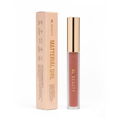 NL Beauty FRIDAY NIGHT Long-lasting, liquid, matte lipstick - Enriched with vitamins A, C and E - MATTERIAL GIRL 3.7 ml