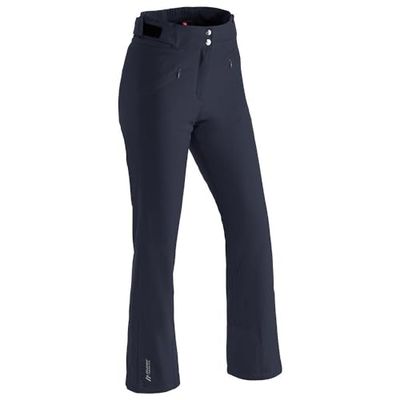 Maier Sports Allissia Slim, Pantalon de Ski Moulant pour Femme, Pantalon de Neige imperméable, Matière Stretch, Taille réglable, sans PFC, Rembourrage mTHERM et Protection Contre Les intempéries mTEX