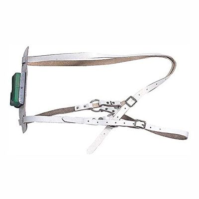 Horizont 38108600 Harnais à saut en cuir Gris/blanc