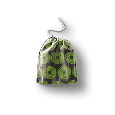 Bonamaison Printed Cotton Produce Bag with Drawstring, Reusable Grocery Bag, Biodegradable Eco-Friendly Bags, Travel Pouch, Sachet Bags, Shopping Bag, Eco Friendly, Foldable, Size: 30x40 Cm