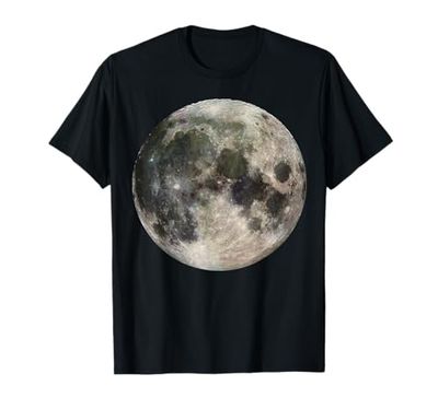 Luna piena Phase Space Love Fotografia Astronomia Maglietta