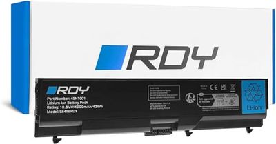 RDY Laptop Batería 45N1001 45N1011 45N1007 0A36303 45N1000 42T4757 para Lenovo ThinkPad T430 T430i T530i T530 L430 L530 W530 (Capacidad: 2000 mAh 11.25V)