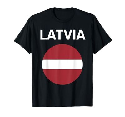 Bandiera Lettonia Moderna Maglietta