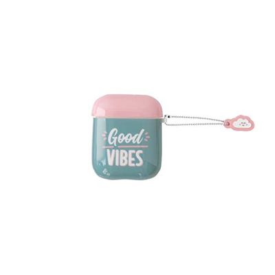 Mr Wonderful Funda para Auriculares inalambricos – Diseño Good Wondee, Soporta Carga Inalámbrica.