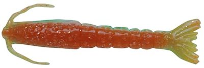 Berkley Gulp ! Appât Souple à Base de crevettes pour la pêche en Eau salée du sébaste, de la Truite et du flet, Durable et Polyvalent pour de Multiples Techniques, Paquet de 6, 3", Nuclear Chicken