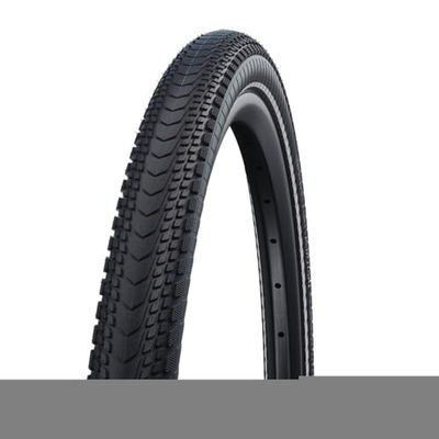 Schwalbe Faltreifen Marath.almotion Hs603, Unisex vouwband voor volwassenen, zwart, 28x2.15 55-622