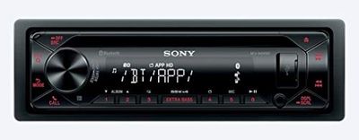 Sony MEX-N4300BT Car Radio with CD, Dual Bluetooth, USB and AUX Connection Hands-Free Calling, 4 x 55 Watts, Blue