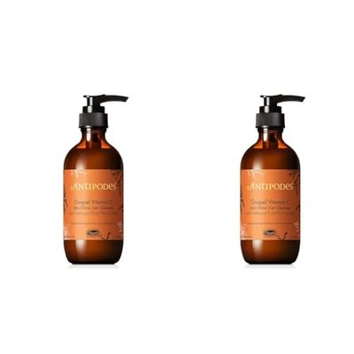 Gospel Vitamin C - Gel nettoyant éclat Antipodes 200ml (Lot de 2)