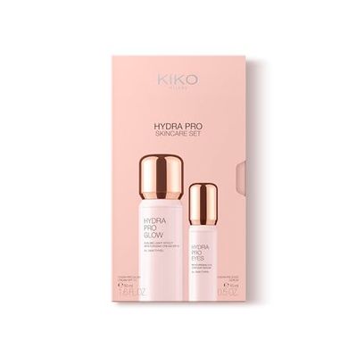 KIKO Milano Hydra Pro Skincare set, Skincare Kit: Moisturising Spf 10 Face Cream And Eye Contour Serum