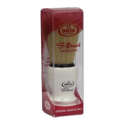 Brocha de Afeitar Pelo Sintético Omega Blanca