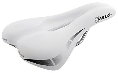 Velo Wide:channel-f Selle de vélo 250 x 168 mm Blanc