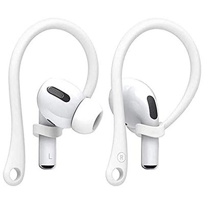 StyleDesign, ArHooks - Auricolari compatibili con Apple AirPods Pro & AirPods 2, 1 supporto per orecchio, perfetto per sport e attività all'aperto, bianco