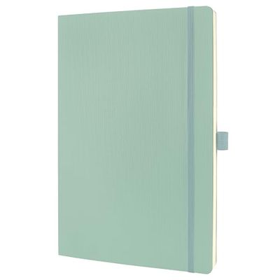 Sigel CO334 Premium notitieboek geruit, A4, softcover, groen, conceptum