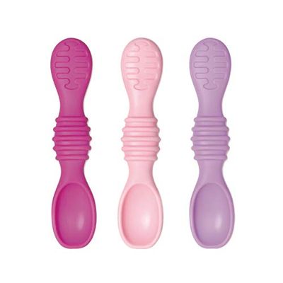 Bumkins - Cuillères à tremper en silicone (3 paquet) - Lollipop