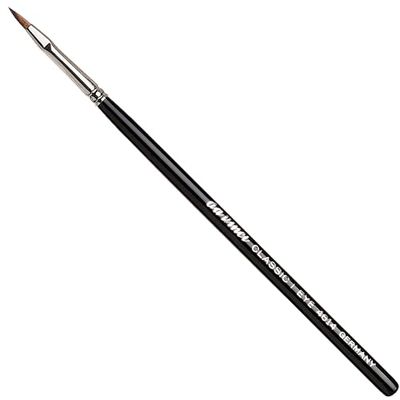 Da Vinci Classic - Pennello per eyeliner, setole scure